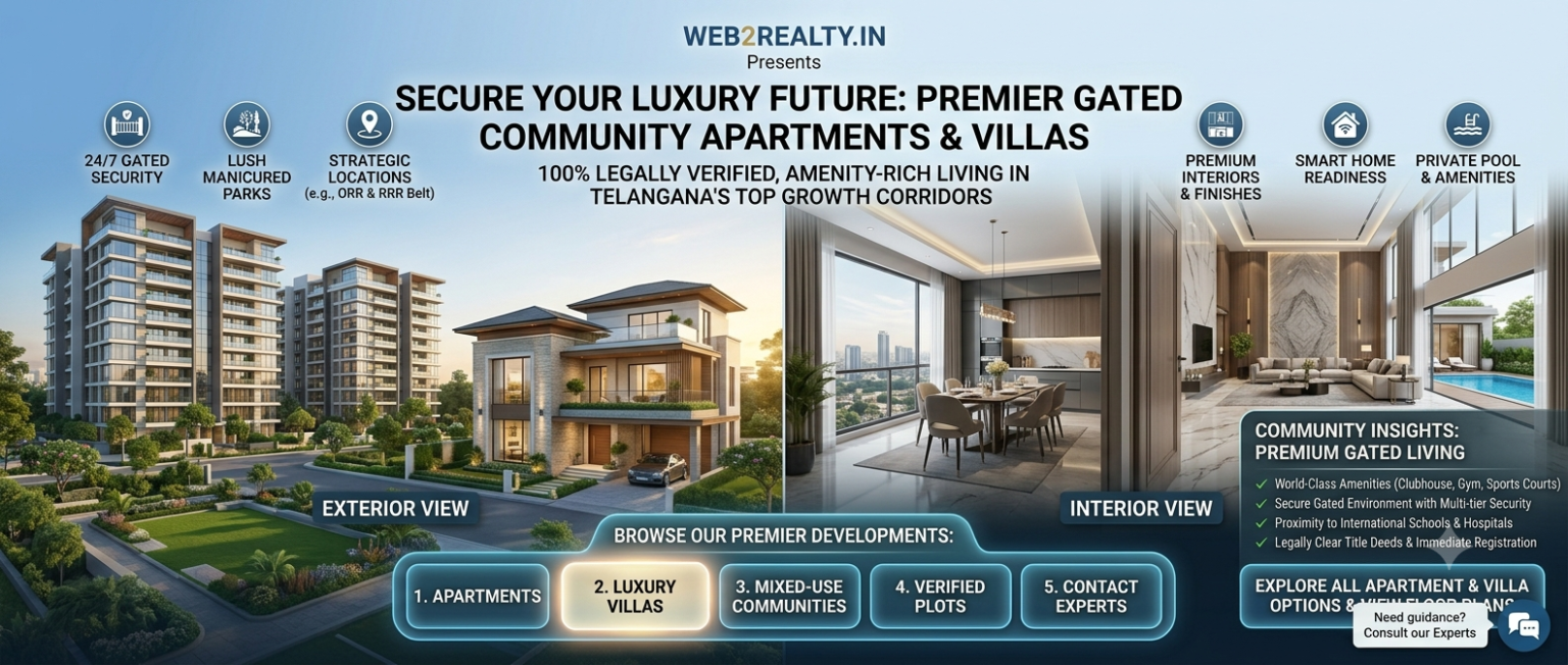 Gated Community Apartments & Luxury Villas